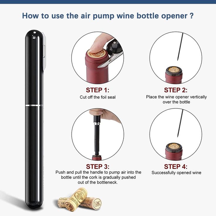 Air Pressure Wine Corkscrew